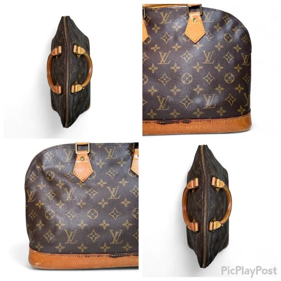 Louis Vuitton Monogram Alma PM Brown Canvas Handbag - Picture 10 of 16